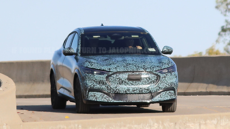 Illustration for article titled This Is The Ford 'Mustang-Inspired' SUV Caught Almost Totally Undisguised